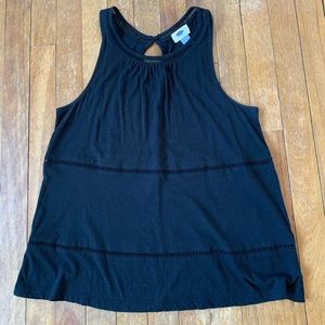 Black Ladder-stitch swing tank
